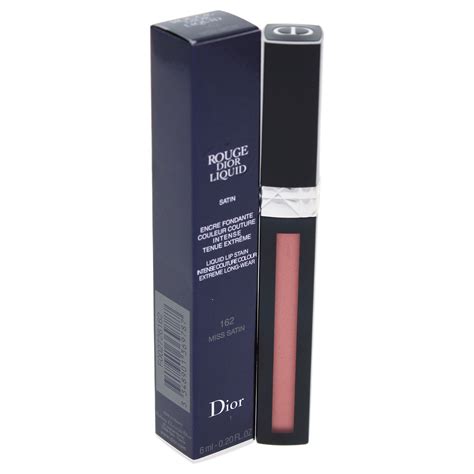 rouge dior liquid 162 miss satin|Dior red lipstick.